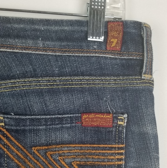 7 For All Mankind Cassie Dean Boot Cut Jeans - Picture 2 of 8